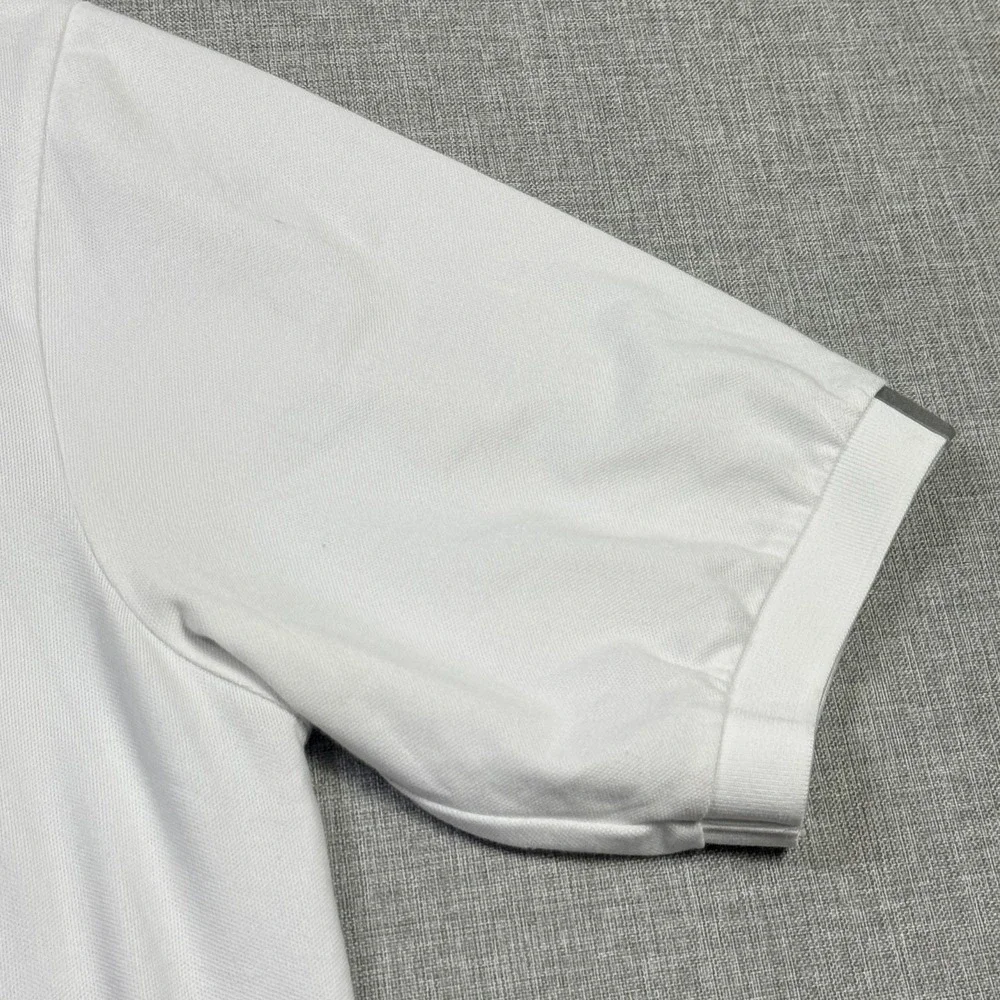 Polo Ralph Lauren Polo Shirt Mens Large White Short Sleeve Polo 67 Training Logo